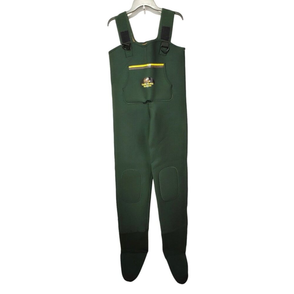 Caddis Stockingfoot Chest Dark Green Neoprene Fishing Waders Women's Size XL